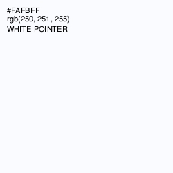 #FAFBFF - White Pointer Color Image
